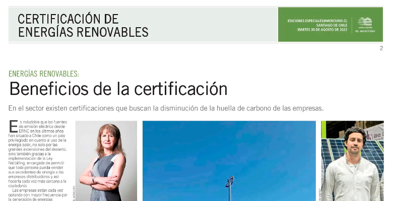 El Mercurio | Energía Renovables